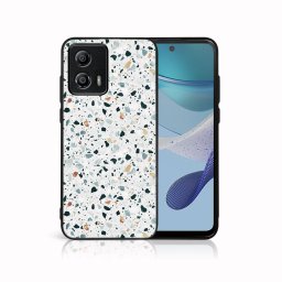 PROTEMIO MY ART Védőburkolat: Motorola Moto G53 5G GREY TERRAZZO (163)