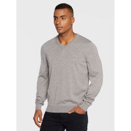 Boss Sweater Baram-L 50476363 Szürke Regular Fit