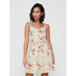 ONLY Nyári ruha Karmen 15177478 Bézs Regular Fit