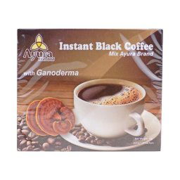 Ayura Herbal Instant Black Coffee Fekete kávé ganoderma gombával 10x