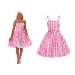 Maszkabáli jelmez – Barbie stílusú női ruha