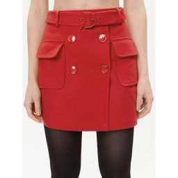 Patrizia Pepe Miniszoknya 2G0935/A337-R808 Piros Regular Fit