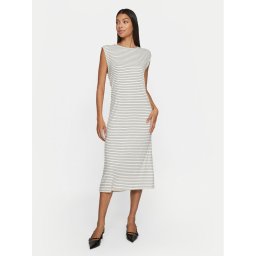 Vila Hétköznapi ruha Lumira 14097196 Ekru Regular Fit