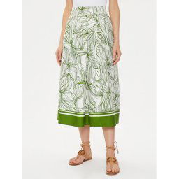 United Colors Of Benetton Trapéz szoknya 4LMAD003M Zöld Regular Fit