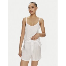 Calvin Klein Underwear Pizsama 000QS7153E Fehér Regular Fit