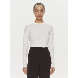 Calvin Klein Blúz Nano Logo K20K207572 Fehér Regular Fit