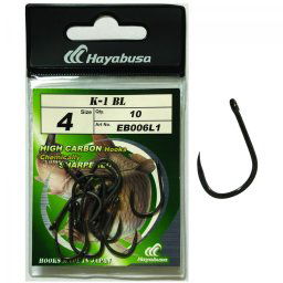Hayabusa EB006L04 K-1 BL NRB SZ.N. HOROG 04 10DB Horgászat pontyozó horog
