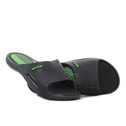 Wink - Simple Slip fekete női papucs