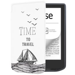 ART Összecsukható tok a Pocketbook 629 Verse / Pocketbook 634 Verse Pro számára UTAZÁSI IDŐ