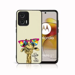 PROTEMIO MY ART Védőburkolat a Motorola Moto G73 számára 5G ZSIRÁF (180)