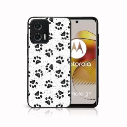 PROTEMIO MY ART Védőburkolat a Motorola Moto G73 számára 5G PAWS (185)