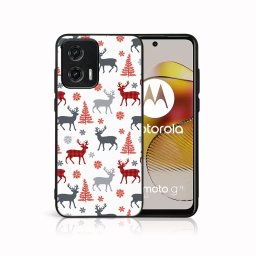 PROTEMIO MY ART Karácsonyi kivitelű borító Motorola Moto G73 5G DEER (068)