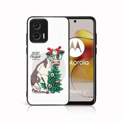 PROTEMIO MY ART Karácsonyi kivitelű borító Motorola Moto G73 5G VIDÁM CHRISTMAS (074)