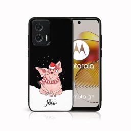 PROTEMIO MY ART Karácsonyi dizájnú borító Motorola Moto G73 5G HAJJON HÓT (075)