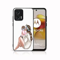 PROTEMIO MY ART Védőburkolat a Motorola Moto G73 számára 5G BABY GIRL (111)