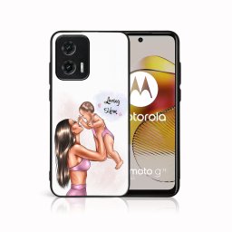 PROTEMIO MY ART Védőhuzat Motorola Moto G73 számára 5G LOVING MOM (115)
