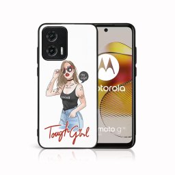 PROTEMIO MY ART Védőburkolat: Motorola Moto G73 5G TOUGH GIRL (131)