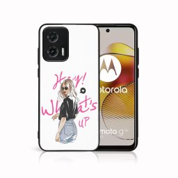 PROTEMIO MY ART Védőburkolat: Motorola Moto G73 5G WHATSUP (132)