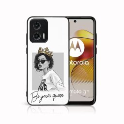 PROTEMIO MY ART Védőburkolat a Motorola Moto G73 számára 5G QUEEN (139)