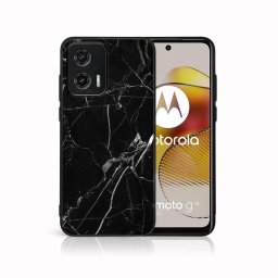 PROTEMIO MY ART Védőburkolat: Motorola Moto G73 5G BLACK MARBLE (142)
