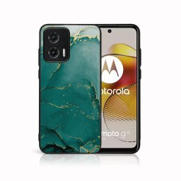 PROTEMIO MY ART Védőburkolat: Motorola Moto G73 5G GREEN MARBLE (145)