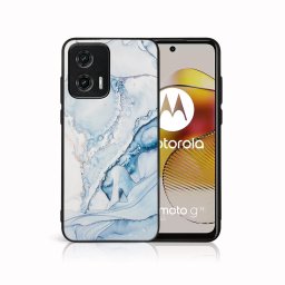 PROTEMIO MY ART Védőburkolat a Motorola Moto G73-hoz 5G VILÁGÍTÁS BLUE (149)