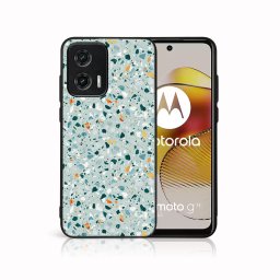 PROTEMIO MY ART Védőburkolat: Motorola Moto G73 5G BLUE TERRAZZO (164)