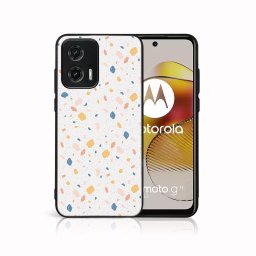 PROTEMIO MY ART Védőburkolat a Motorola Moto-hoz G73 5G ORANGE TERRAZZO (165)
