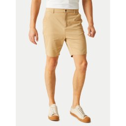 Regatta Szövet rövidnadrág Sabden RMJ304 Bézs Slim Fit