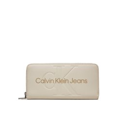 Calvin Klein Jeans Nagy női pénztárca K60K607634 Ekru