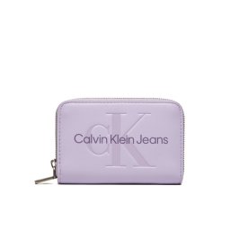 Calvin Klein Jeans Kis női pénztárca Zip Around Mono K60K612255 Lila