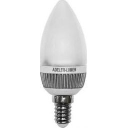 Power Ledes izzó Gyertya formájú E14 3W Fehér Hideg fehér 6200k 230V