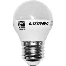 Power Ledes izzó Gömb formájú E27 6W Fehér Fehér 4000k 230V