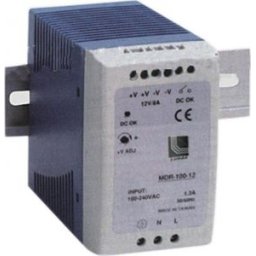 Sínre szerelhető LED Tápegység IP20 230V/12VDC 100W
