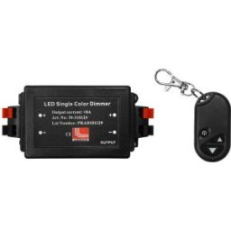Fényerőszabályzó IR távirányítóval LED szalaghoz 12VDC 8A/96W , 24VDC 8A/192W , LUM30-310120