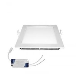 Ledes Süllyesztett Lámpa Szögletes 220x220mm 25W 4000K 1950lm Fehér 21-0252101