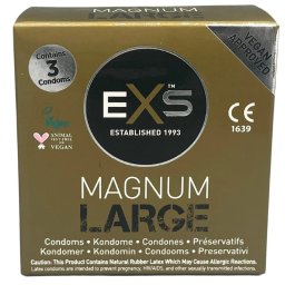 EXS - Magnum Large nagyméretű óvszer (60 mm) (3 db)
