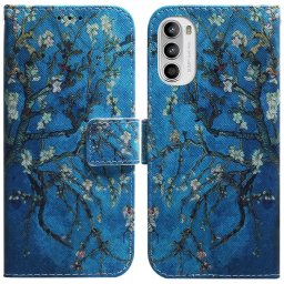 ART Motorola Moto G52 SZILVAVIRÁGOS pénztárca borító