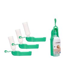 ANIMAL utazós palack kutyáknak 250 ml, zöld