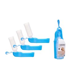 ANIMAL utazós palack kutyáknak 250 ml, kék