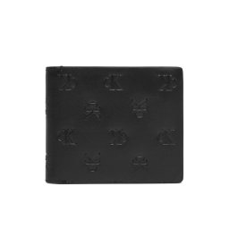Calvin Klein Jeans Nagyméretű férfi pénztárca Aop Emboss Bifold K50K512052 Fekete