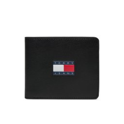 Tommy Jeans Nagyméretű férfi pénztárca Tjm Archive Leather Cc Wallet AM0AM12440 Fekete