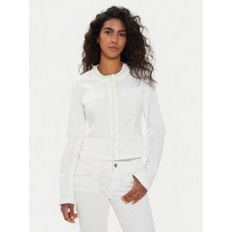Liu Jo Farmer kabát MA4278 T3489 Ekru Slim Fit