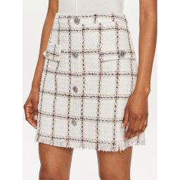 Bruuns Bazaar Trapéz szoknya Jalena BBW3791 Fehér Regular Fit