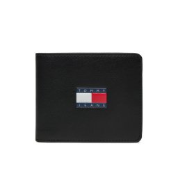 Tommy Jeans Nagyméretű férfi pénztárca Tjm Archive Leather Cc Coin AM0AM12441 Fekete