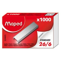 MAPED Tűzőkapocs, 26/6, MAPED