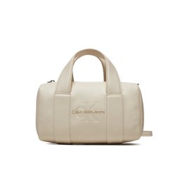 Calvin Klein Jeans Táska Sculpted Square Barrel Bag Mono K60K612378 Ekru