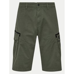 s.Oliver Szövet rövidnadrág 2141741 Zöld Regular Fit