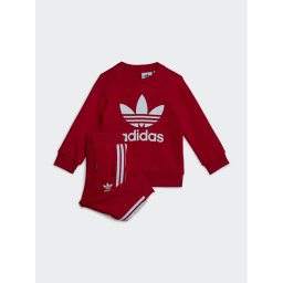 adidas Melegítő Crew Sweatshirt Set IB8665 Piros Regular Fit