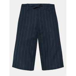 s.Oliver Szövet rövidnadrág 2143831 Sötétkék Relaxed Fit